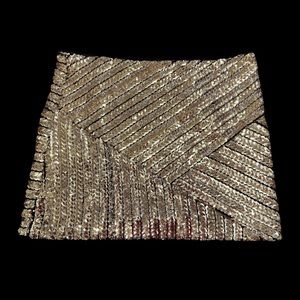 Lulus Boutique - Gold Sequin Skirt